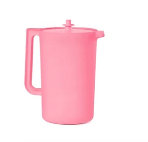 Tupperware Classic 1 Gallon Pitcher Plunger Servalier Seal Candy Pink New - Picture 1 of 1