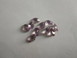 Piedra corte amatista forma ovalada 10 piezas 5x7 mm. Piedras preciosas naturales - Imagen 1 de 5