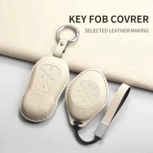 Premium PU Leather Car Key Case Cover For Xpeng G6 G9 P5 P7 P7I Protection Shell - Imagen 1 de 19