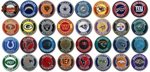 All 32 TEAMS - NFL - NATIONAL FOOTBALL LEAGUE - Embroidered Iron On Patches - Picture 1 of 3