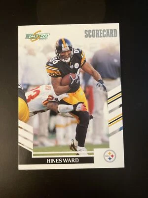 Hines Ward 2007 Score Scorecard /750 #206 Pittsburgh Steelers - Image 1 of 2