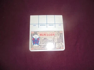 ADESIVO VINTAGE PAPILLON JEANS 10X7 CM - Imagen 1 de 1
