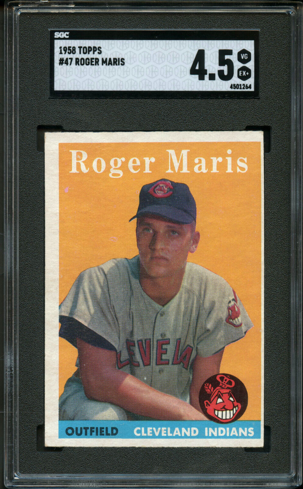 1958 Topps #47 Roger Maris ROOKIE SGC 4.5