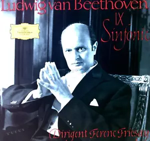 Beethoven - Fricsay - IX Sinfonie Egmont-Ouverture Leonore III GER 2LP 1958 .* - Picture 1 of 1