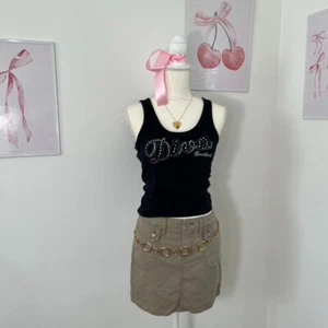 Vintage Y2K Southpole Diva Studded Black Tank Top Cami Womens Size Medium - Picture 1 of 5