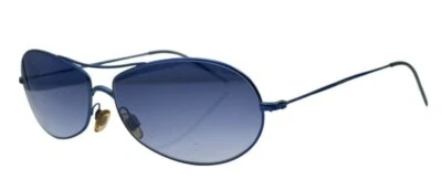 Gafas de sol vintage Giorgio Armani 1423/4 azul ovaladas piloto Italia ¡con lentes nuevas! Foto 1 de 4