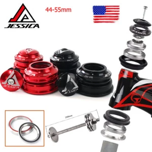 34/44/44-55/56 1-1/8 Threadless Fork Steerer Bicycle Bearing Headset Internal - Picture 1 of 17