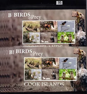 JC 10X COOK ISLANDS 2018 - MNH - BIRDS - KITE - OWL - Picture 1 of 1