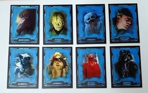 2016 Topps Star Wars Masterwork Complete Blue Metallic HIGH # Set Cards 51-75 - Picture 1 of 12