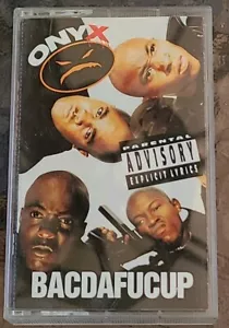 Onyx Bacdafucup Cassette tape 1993 Rush Label Columbia - Picture 1 of 7