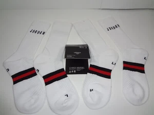 2-Pack Air Jordan Legacy Crew Socks - White - LARGE: Men's 8-12 - Picture 1 of 2
