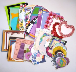 Álbum de recortes marcos de fotos esteras cajas de diario troquelados florales celebración verano - Imagen 1 de 8