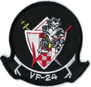 US NAVY FIGHTER SQUADRON VF-24 MILITARY PATCH - Imagen 1 de 1