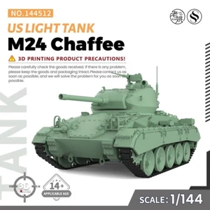 SSMODEL SS144512 1/144 Kit Modelo Militar EE. UU. M24 Tanque Ligero Chaffee - Imagen 1 de 10