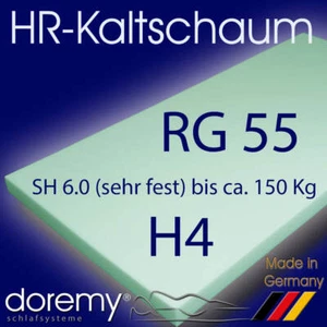 Schaumstoff Zuschnitt H4 Kaltschaum – Sehr fest | Topper & Matratze nach Maß - Bild 1 von 10