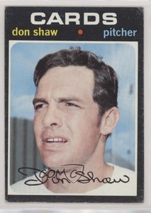 1971 Topps High # Don Shaw #654