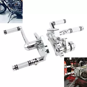 Forward Control Foot Pegs Pedal Kit For Harley Softail FLS FXST 2000-2017 Fatboy - Zdjęcie 1 z 9