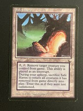 Safe Haven Very Light Play VLP The Dark Magic the Gathering MTG Commander EDH -B