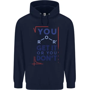 Science You Get It or You Dont Geek Funny Childrens Kids Hoodie - Picture 1 of 11