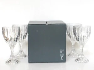 4er Set Vintage Mikasa Crystal Park Lane Wasserbecher Gläser SN101 mit Box - Bild 1 von 7