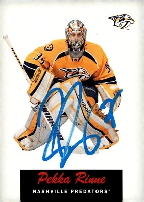 Pekka Rinne - Signed 2012-13 O-Pee-Chee Retro Card #346 - Nashville Predators - Image 1 of 2