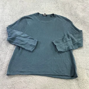 Vince Sweater Mens Extra Large Blue Pullover Linen Preppy Casual Adult - Picture 1 of 11