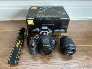 Used Nikon D3300 Camera, 18-55mm Lens & Wireless Mobile Adapter - Picture 1 of 7