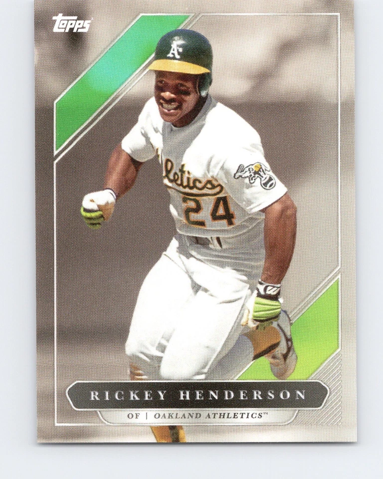 2021 Topps X Derek Jeter - Rickey Henderson #15 - Image 1 of 2