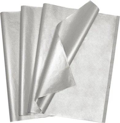 Bobobag 100 Sheets 20"X14" Silver Tissue Paper for Gift Bags,Weddings  - Image 1 of 4