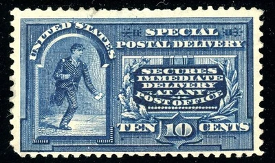 USAstamps Unused FVF US 1895 Special Delivery Scott E5 OG MH SCV $210 - Image 1 of 2