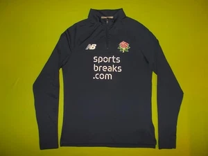 Zip Neck Jersey LANCASHIRE COUNTY CRICKET CLUB (M) NEW BALANCE 2023/2024 PERFECT - Picture 1 of 9