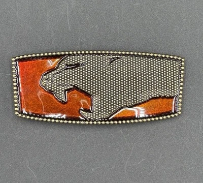 Hebilla de cinturón Thundercat Mountain Lion naranja metal esmaltado latón Foto 1 de 4