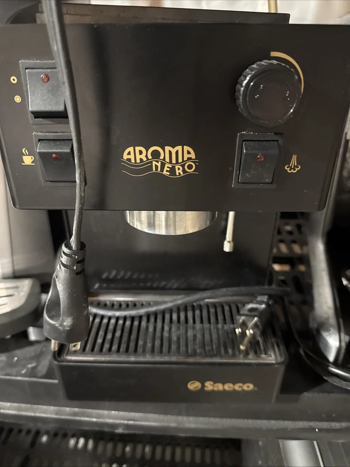 Saeco Aroma Black Espresso Machine Maker Parts Only Pump Problem Foto 1 de 1