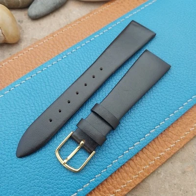 Correa de reloj Hadley Roma 19 mm marrón sin relleno piel de becerro clásica cónica 19/14 mm Foto 1 de 4