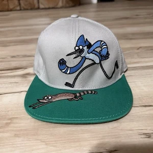 Cappello Berretto Regolabile REGULAR SHOW Cartoon Network SNAPBACK MORDECAI & RIGBY Grigio - Foto 1 di 6