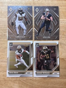 2024 Panini Phoenix Donruss Optic New Orleans Saints Olave Carr Davis Williams - Picture 1 of 1