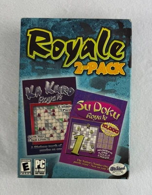 Royale 2-Pack: Sudoku Royale & Kakuro Royale PC Game Big Box (Sealed) - Image 1 of 4
