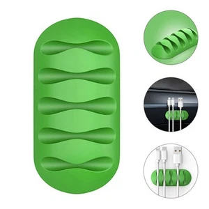 4 PCS Drahtfixierer Büro Fräulein Drahtklammern Kabelclips Aus Silikon - Bild 1 von 12