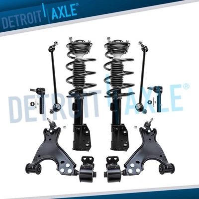 Barra estabilizadora de brazo de control inferior de puntal delantero de 8 piezas para Chevy Traverse GMC Acadia Enclave Foto 1 de 4