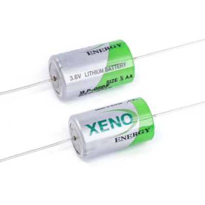 Xeno 1/2AA XLP-050F/AX Tipo Pulso Batería Litio 3.6V 1200mAh Alambre Axial