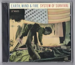 Earth Wind & Fire OVP SEALED Promo-CD SYSTEM OF SURVIVAL 12" Mixes 1987 US 4-tr - Foto 1 di 2