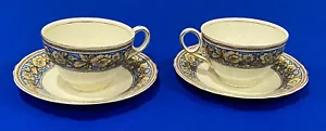 Vintage CREAMPETAL Grindley England Tea Cup & Saucer China Dish Set of 2 - Picture 1 of 16