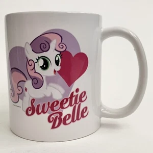 My Little Pony Sweetie Belle Ceramic Porcelain Mug 12 Oz Ounce Heart Pink Purple - Picture 1 of 5