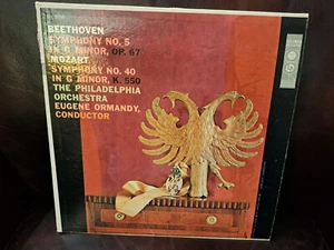 Beethoven/Mozart Eugene Ormandie Symphonie # 5 in c-Moll 1956 Columbia ML 5098 - Bild 1 von 4
