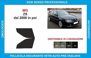 pellicole oscuranti vetri mg zs dal 2001-2006 kit anteriore - Imagen 1 de 1