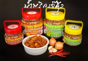 90/270g,Mild Spicy/Spicy Thai Crispy Shrimp Chili Paste Dipping Savory Food Meal - Picture 1 of 13