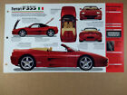 1997 Ferrari F355 Spider spécifications photos 1998 fiche info 