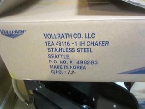 Base de acero inoxidable de repuesto Vollrath 46116-1 para 6 Qt. Intriga cuadrada hindú - Imagen 1 de 3