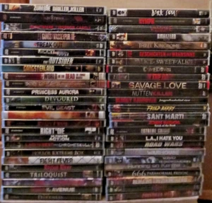 DVD Paket/Sammlung FSK18 - 60 Filme (P9) 50Stück - Imagen 1 de 6