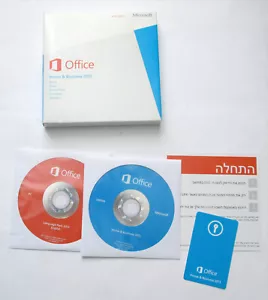 Microsoft Office 2013 Hebrew Home & Business 2013 32 bits y 64 bits Windows 1 usuario - Imagen 1 de 2